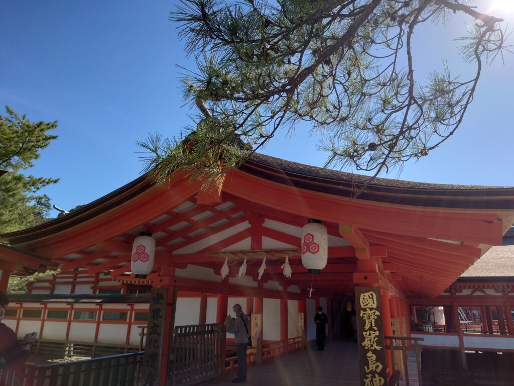 宮島の厳島神社の写真