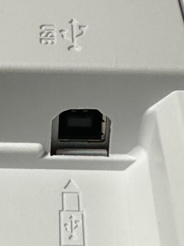 USB-Bの差込口