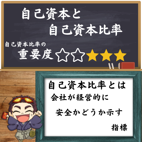 自己資本と自己資本比率を出来るだけ分かりやすく解説した図